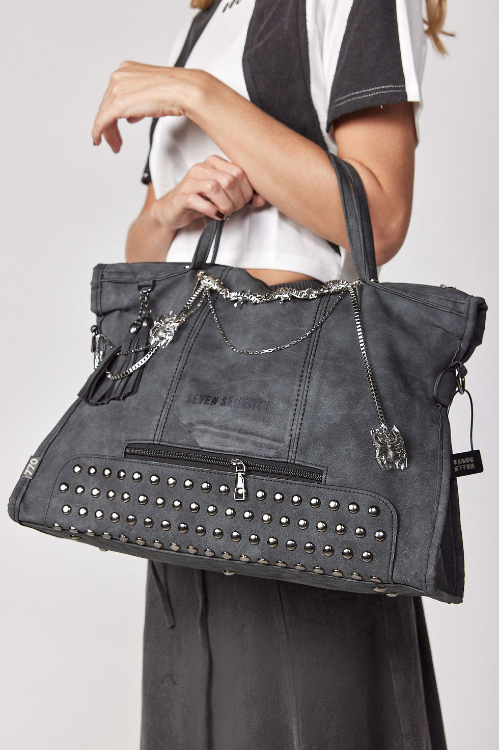 Thumbnail: SPIDER STUDS HANDBAG