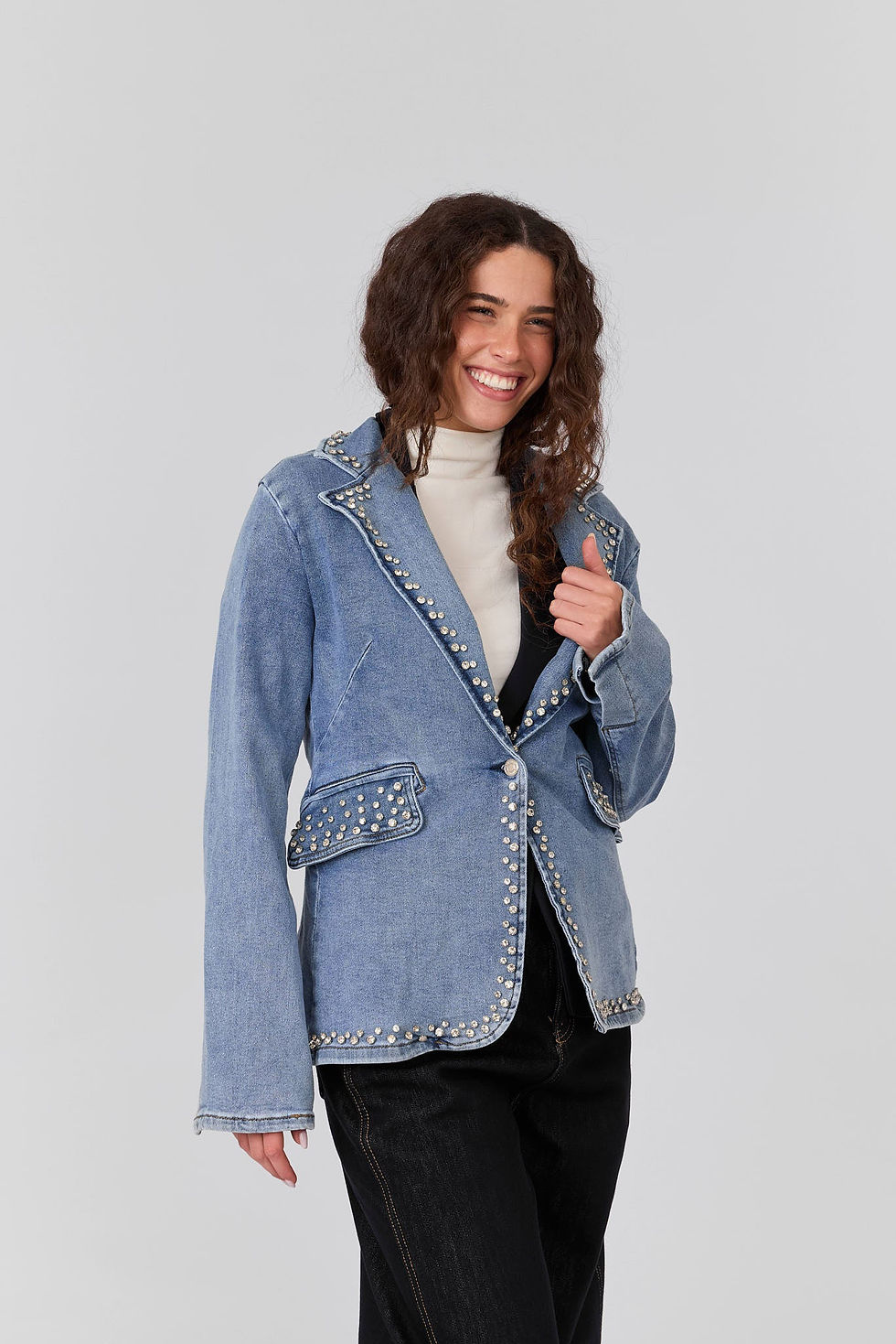 Thumbnail: DIAMOND DENIM BLAZER