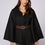 Thumbnail: WOLL PONCHO WITH BELT