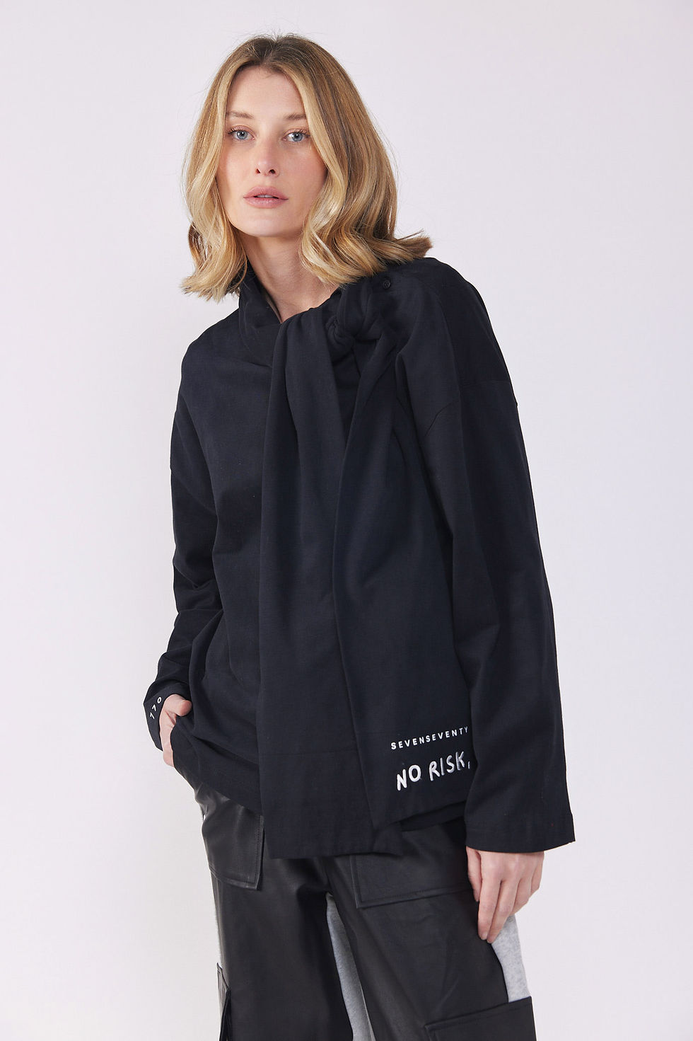 Thumbnail: NO STORY SCARF T SHIRT