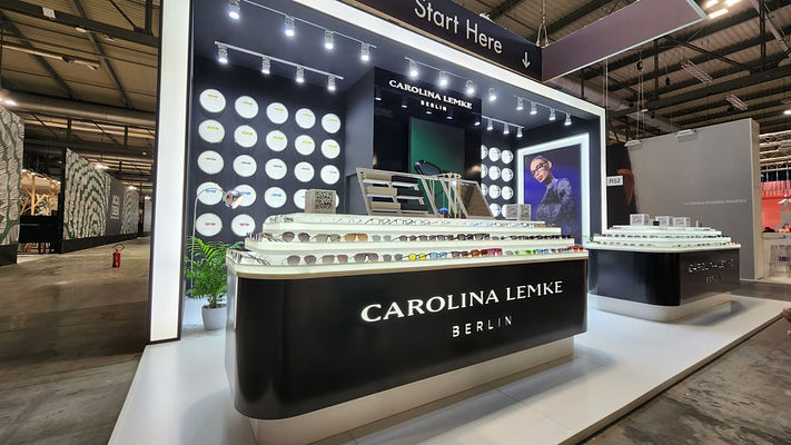 Carolina Lemke Berlin trade show booth