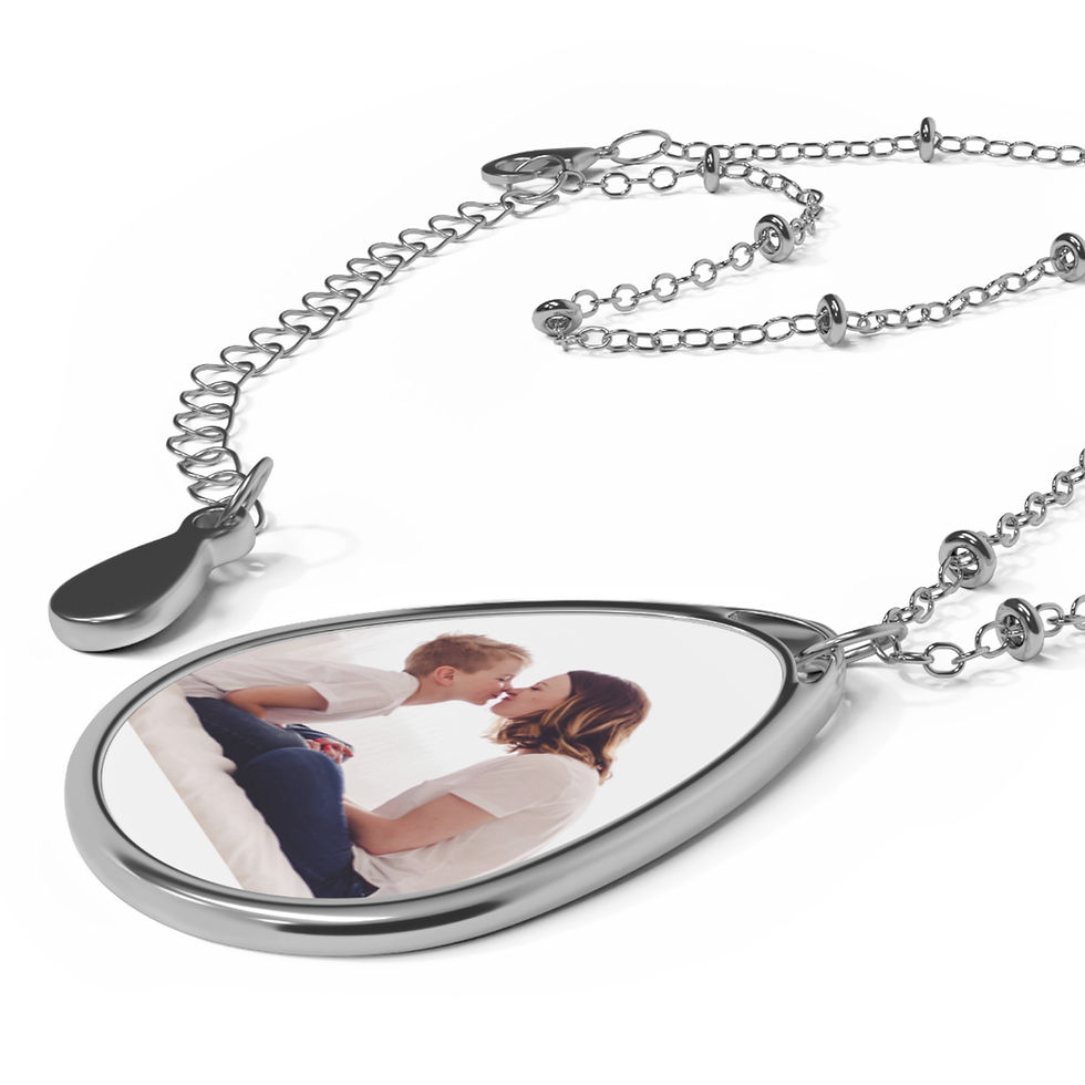 Thumbnail: Personalised Teardrop Locket Pendant