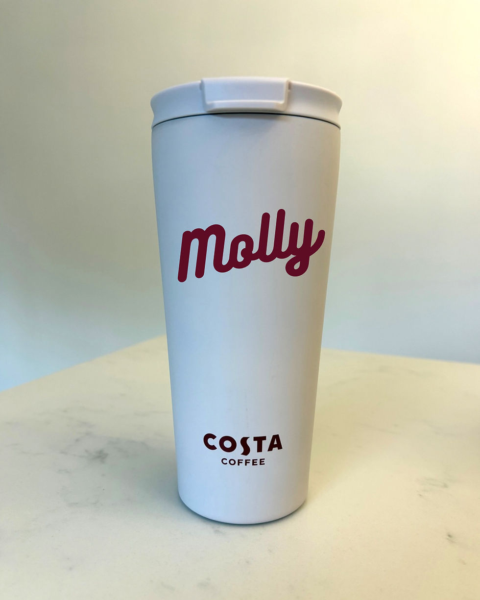 Thumbnail: Personalised Soft Touch Costa Coffee Cup