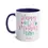 Thumbnail: Personalised Two-Tone Mum Mug
