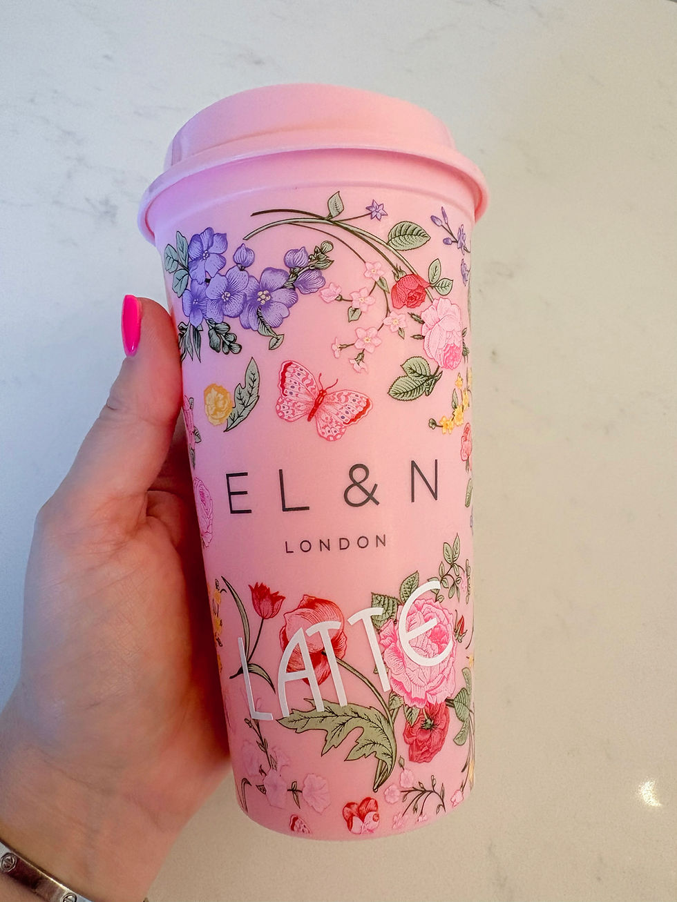 Thumbnail: Personalised Floral EL&N Cup