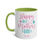 Thumbnail: Personalised Two-Tone Mum Mug