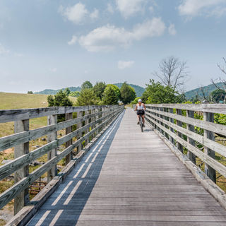 Another bridge on the Virginia Creeper Trail 