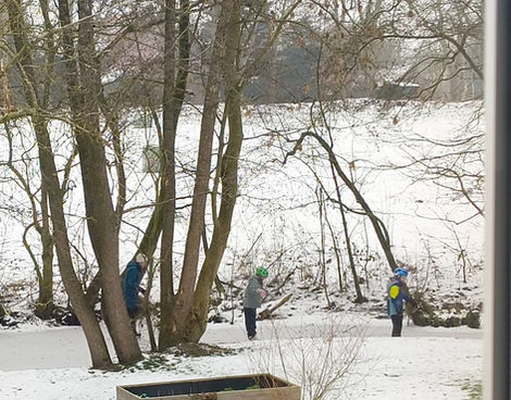 eislauf-spass AUF DEM schloot