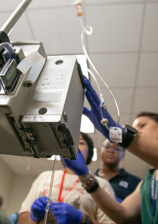 Tour of triage simulation room