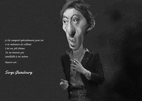 gainsbourg noir et blanc