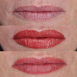 cosmetic lip tattoo