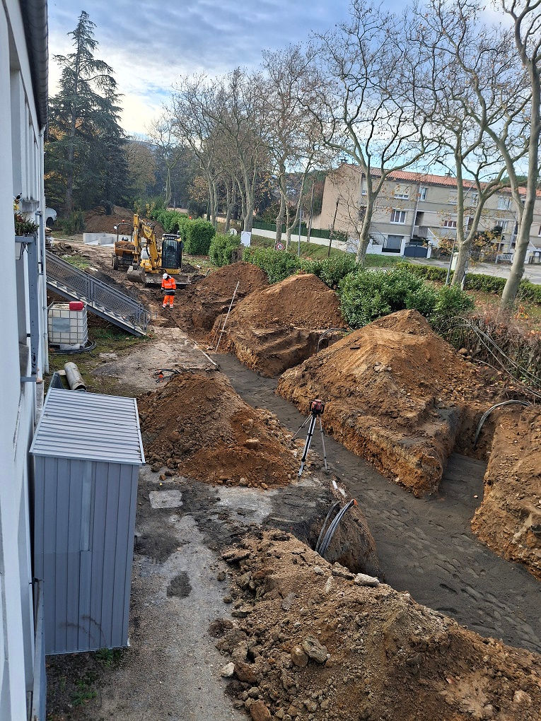 La tranchée avance et avec le reste !🚧🚧