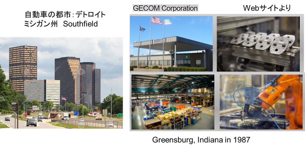 デトロイトオフィスとGECOMの概要(Webサイトより抜粋)