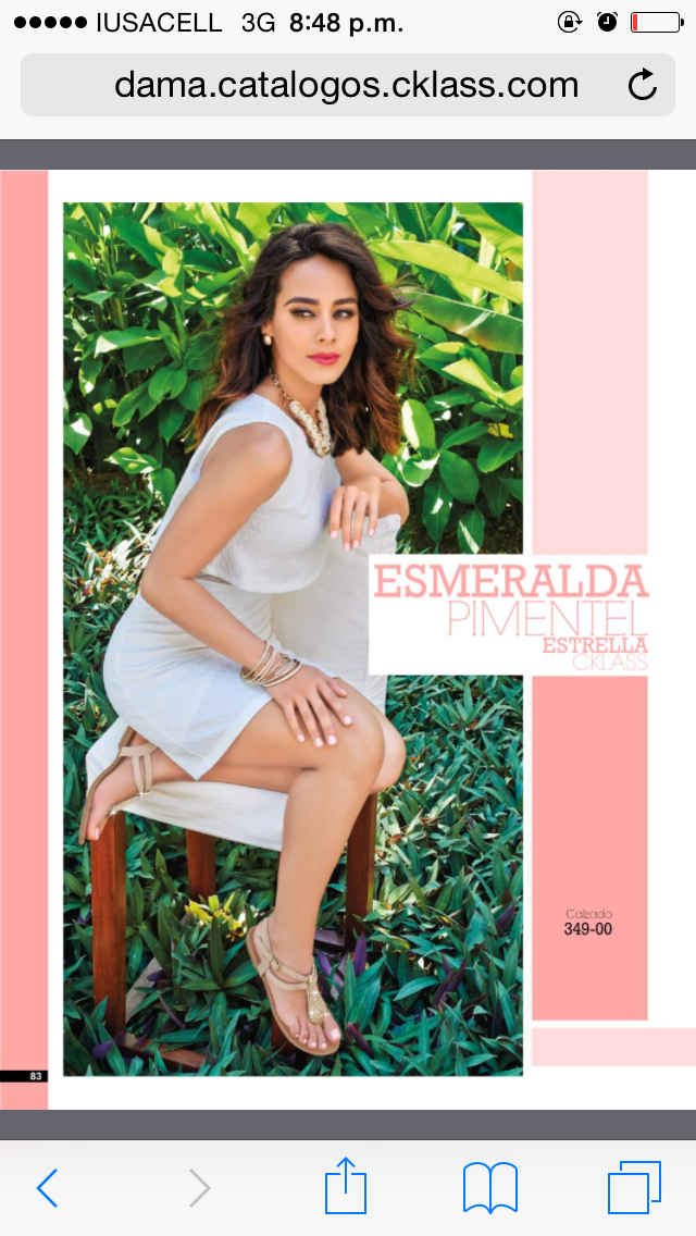 Esmeralda Pimentel usa nustros zapatos 