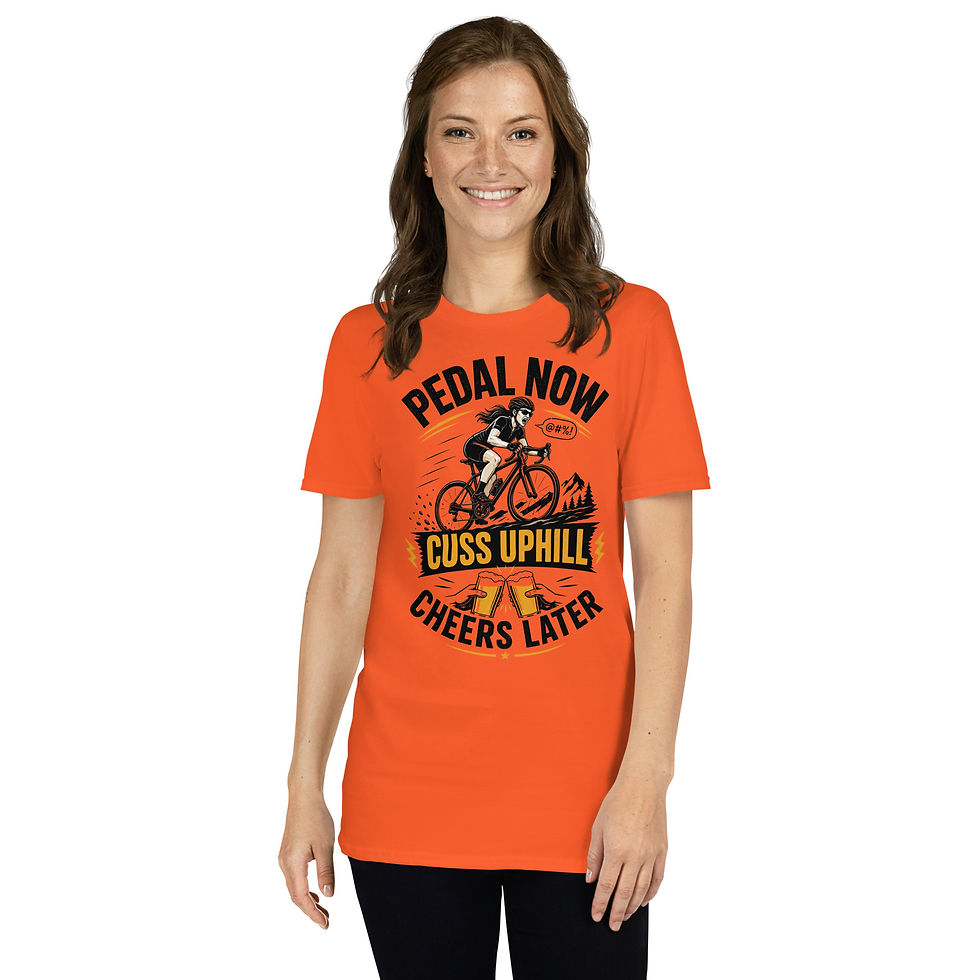 Thumbnail: Woman Biker Short-Sleeve Unisex T-Shirt