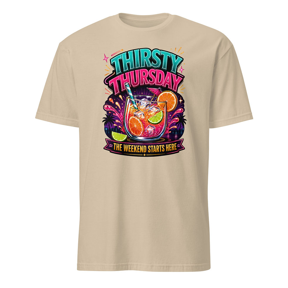 Thumbnail: Thirsty Thursday Short-Sleeve Unisex T-Shirt