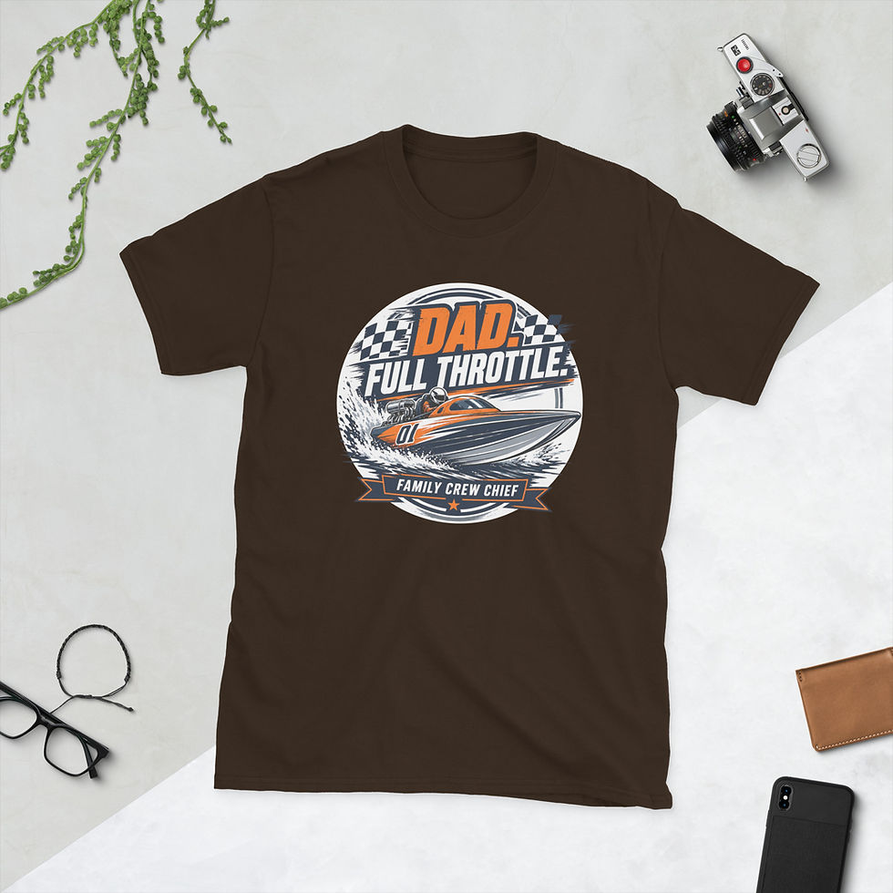 Thumbnail: Fathers Day Full Throttle - Short-Sleeve Unisex T-Shirt