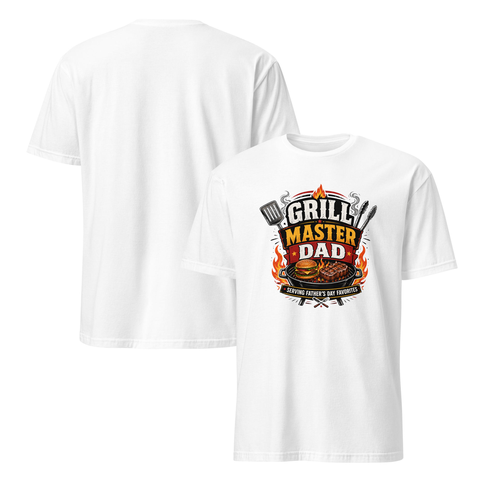 Fathers Day - BBQ - Short-Sleeve Unisex T-Shirt