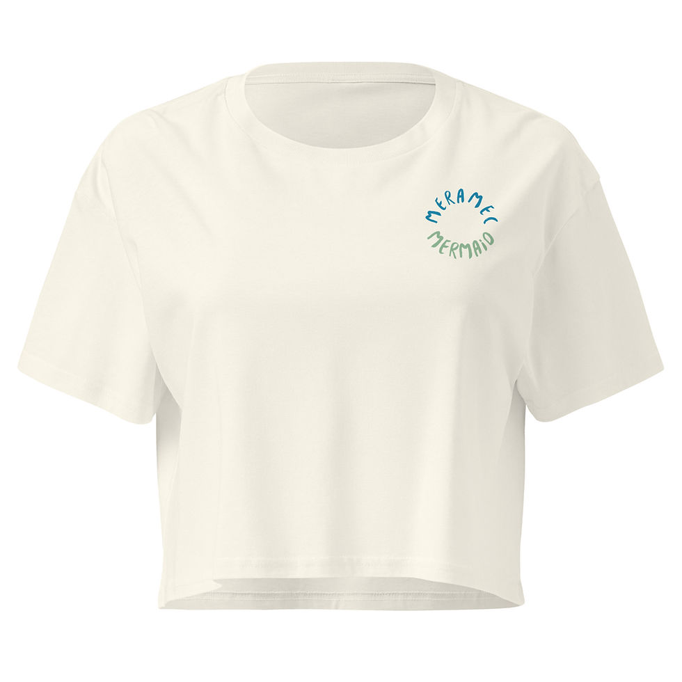 Thumbnail: Meramec Mermaid Front and Back Women’s crop top