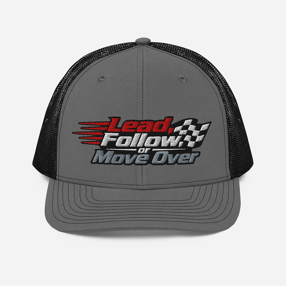 Thumbnail: Lead Follow or Move Over Richardson Trucker Cap