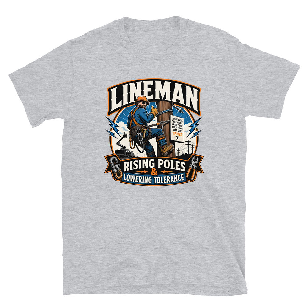 Thumbnail: Lineman - Short-Sleeve Unisex T-Shirt