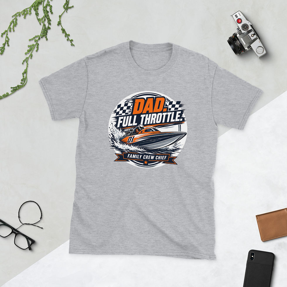 Thumbnail: Fathers Day Full Throttle - Short-Sleeve Unisex T-Shirt