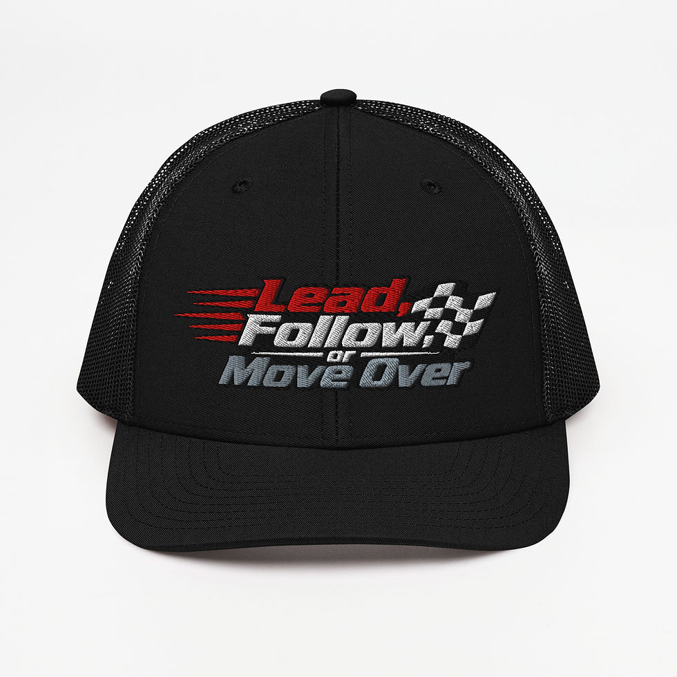 Thumbnail: Lead Follow or Move Over Richardson Trucker Cap