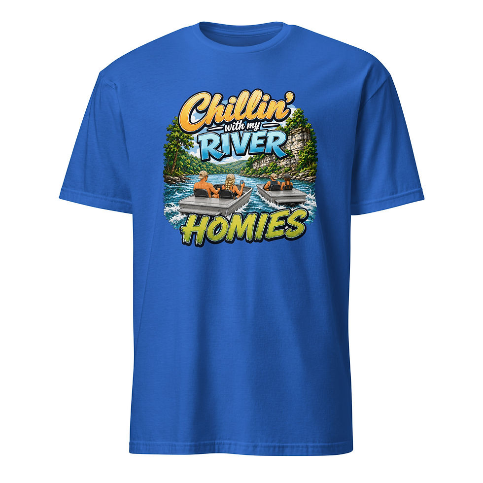 Thumbnail: Chillin' with my River Homies Short-Sleeve Unisex T-Shirt