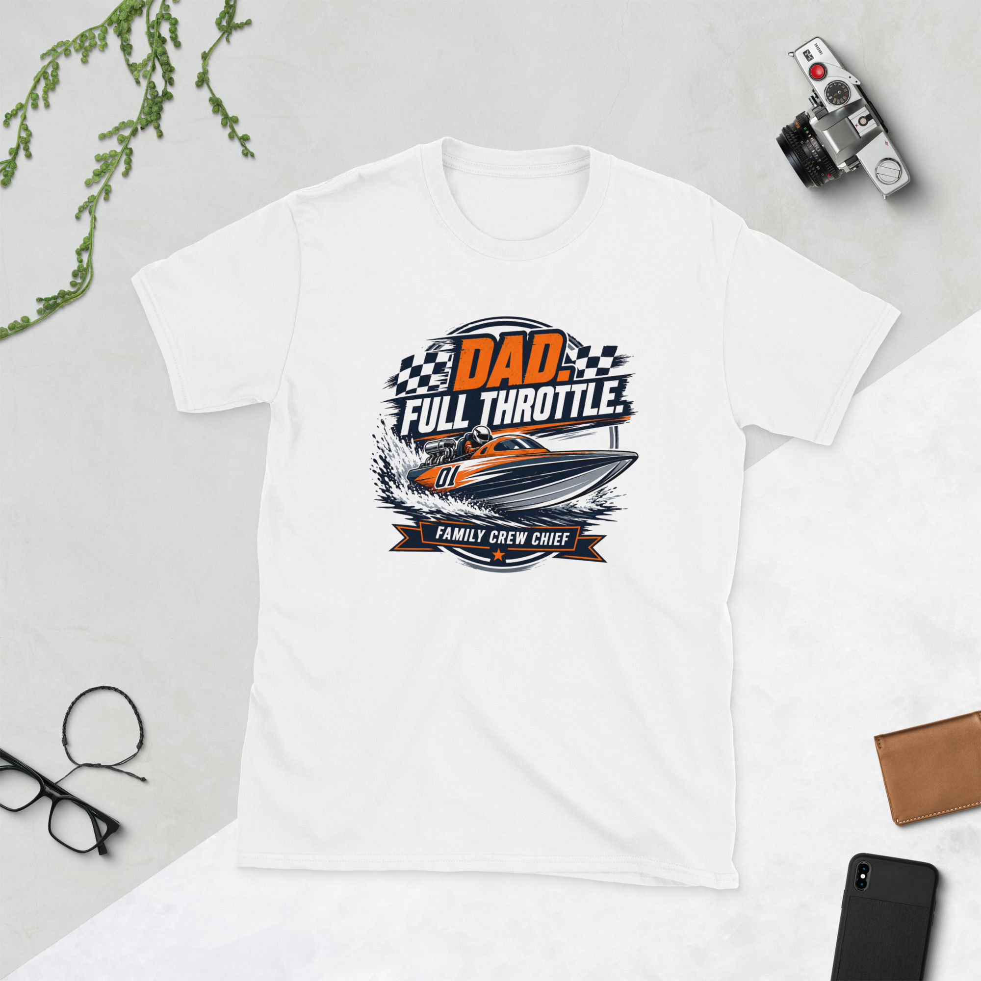 Fathers Day Full Throttle - Short-Sleeve Unisex T-Shirt