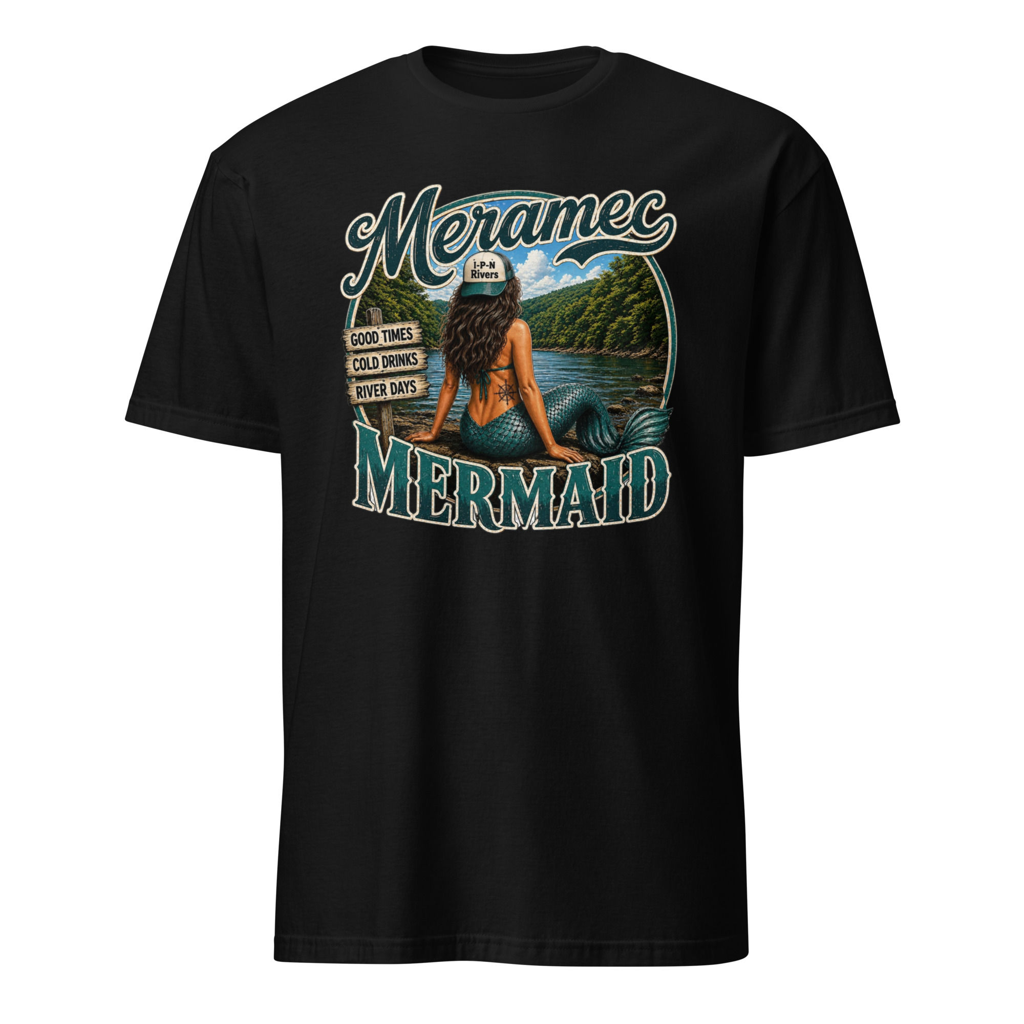 Meramec Mermaid Brunette Short-Sleeve Unisex T-Shirt