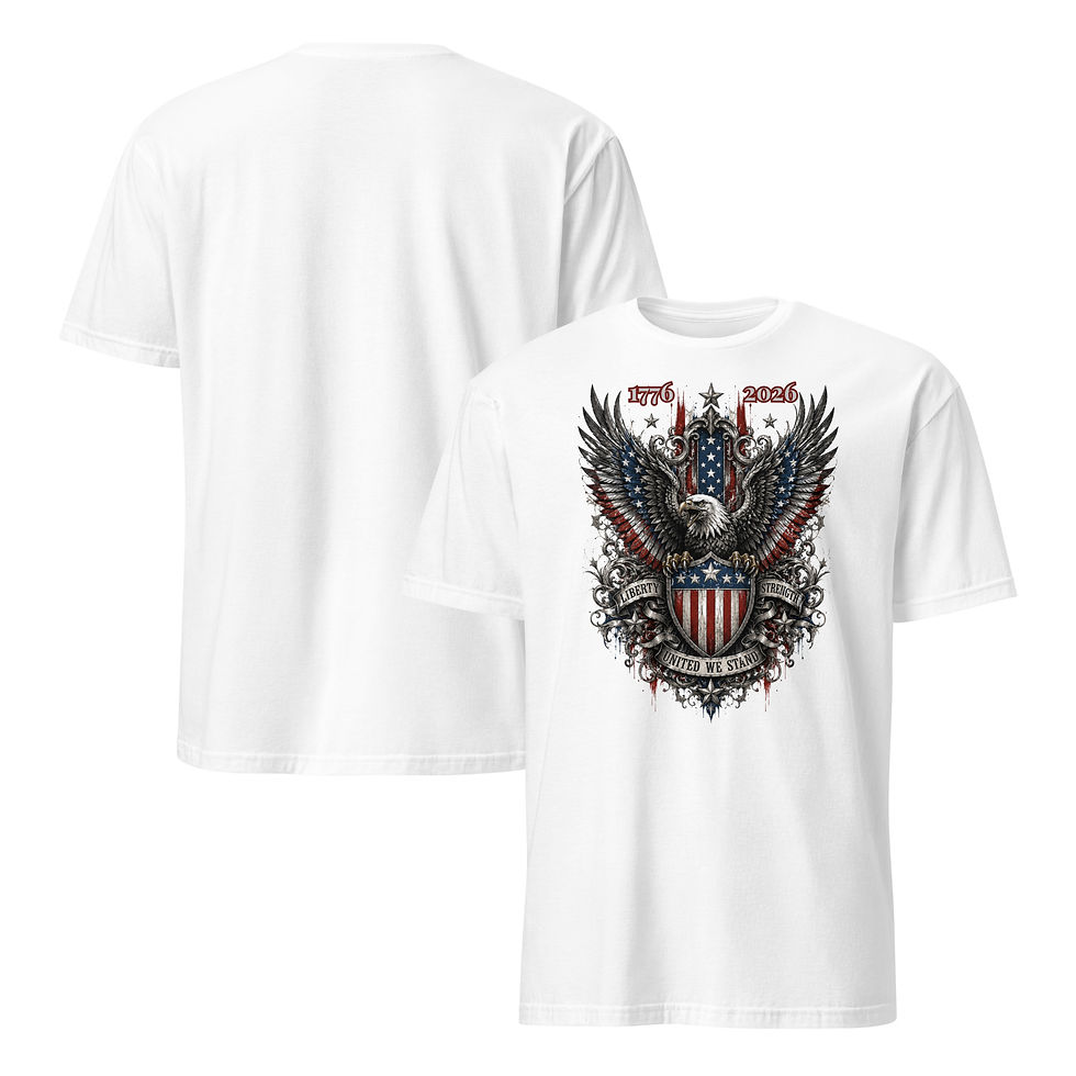 Thumbnail: 1776 - 2026 USA Short-Sleeve Unisex T-Shirt