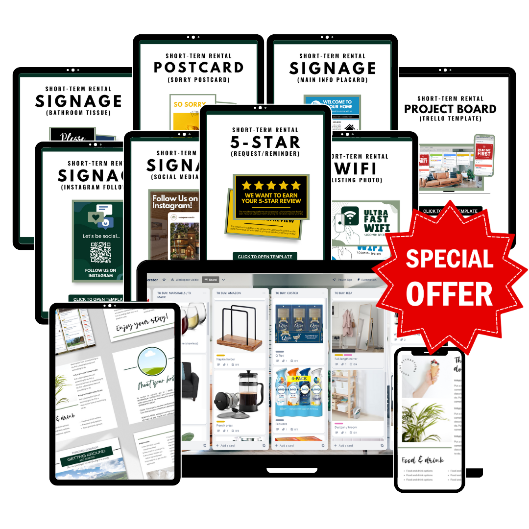 ZERO TO SUPER-HOST Short-Term Rental Toolkit