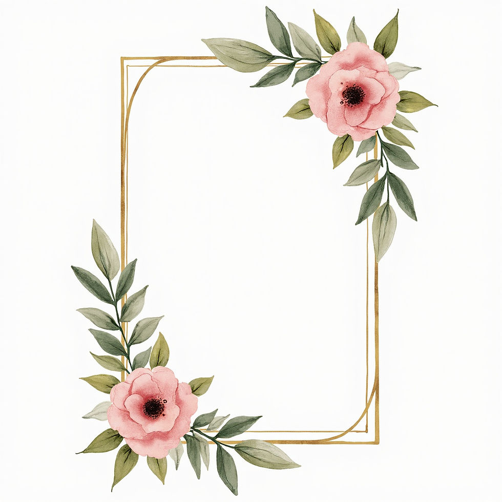 Floral Romance Invitation