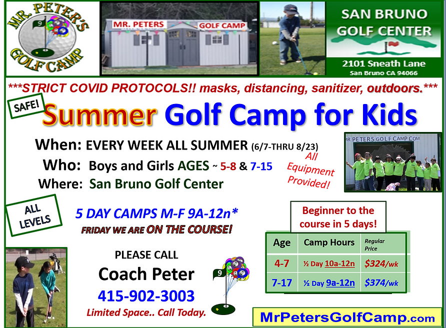 Kids Golf Lessons United States Mrpetersgolfcamp