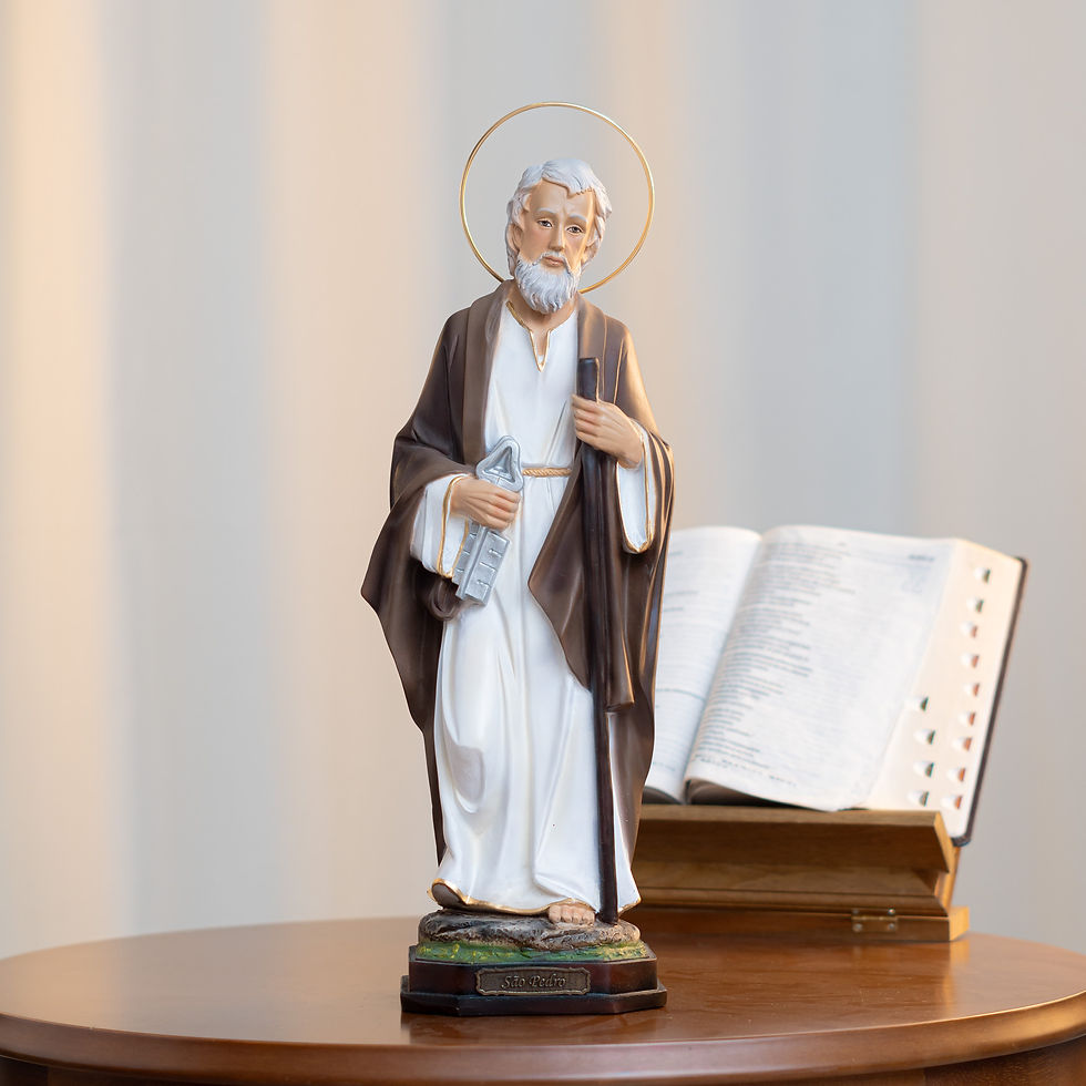 Miniatura: São Pedro 40cm Resina