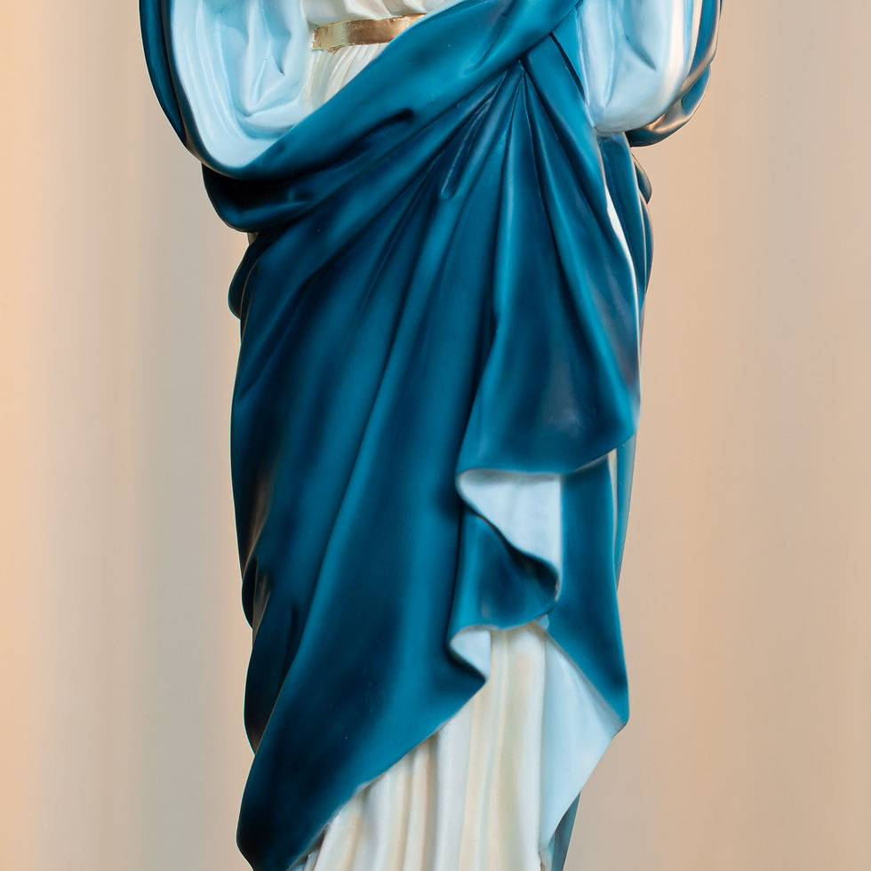 Miniatura: Sagrado Coração de Maria 60cm Resina (C/Auréola)