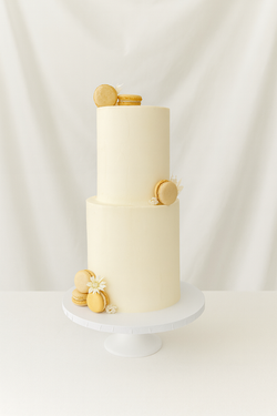 Tall Two Tier Wedding Cake
