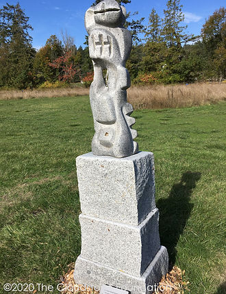 Benefesuto The Warrior Prince at the San Juan Sculpture Park, Roche Harbor, WA