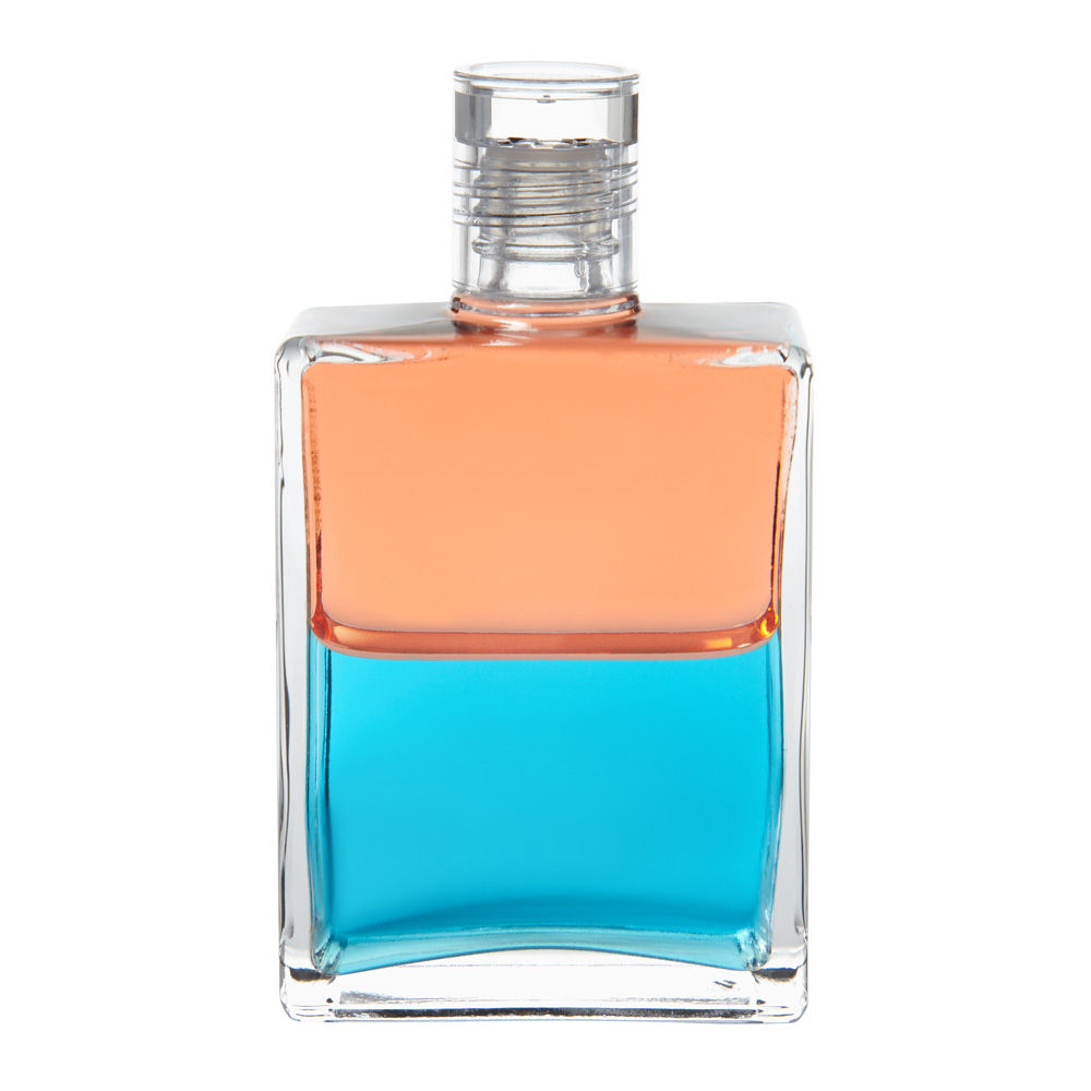 Bottle #93 Hansel - Pale Coral/Turquoise
