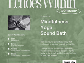 Echoes Within - 2hours Workshop Mindfulnes, Yoga & Sound November 23, 2025 -GURKHA