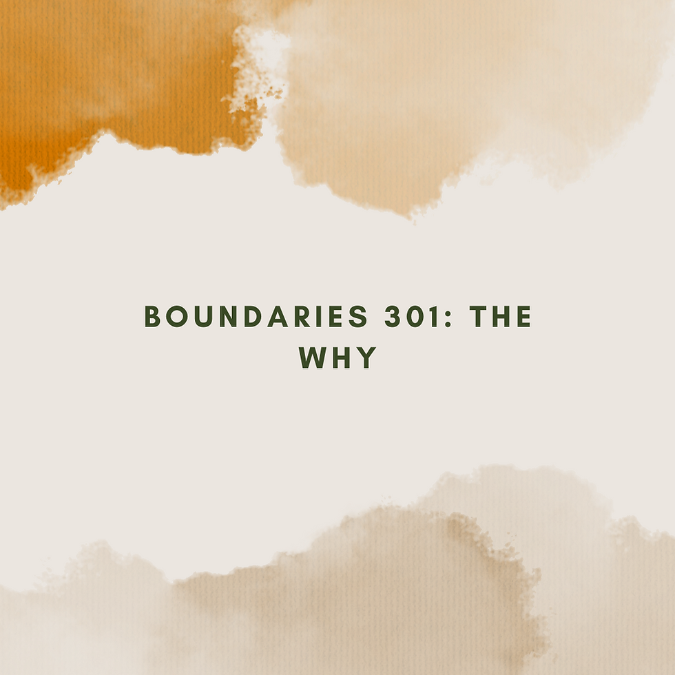 Boundaries and secure attachment