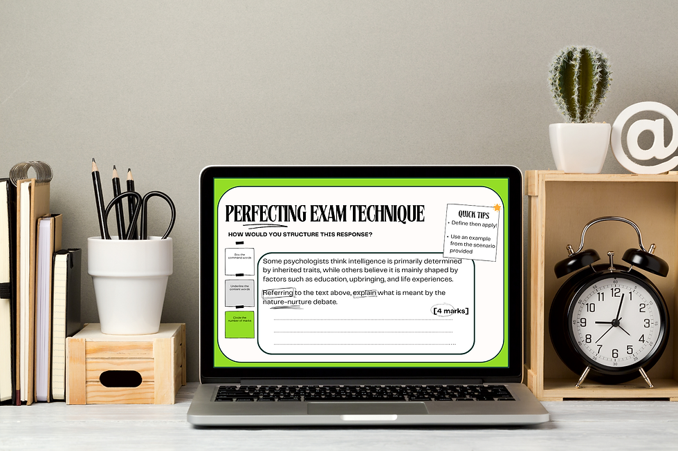 🎯 A-Level Psychology Exam Technique: How to ACE Your Mocks & Stop Losing Marks