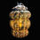 Thumbnail: Hand Blown Amber Antique Lantern