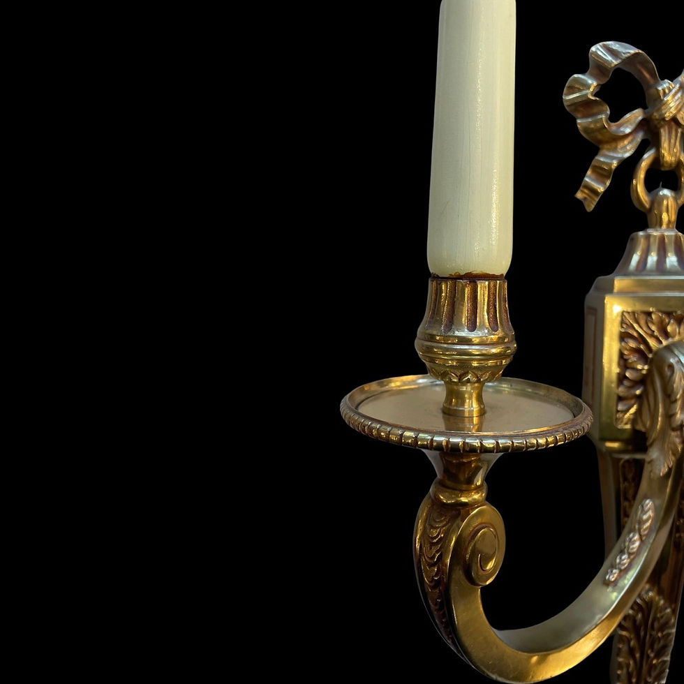 Thumbnail: Pair of 19th Century French Antique Regency Wall Lights