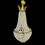Thumbnail: Antique French Empire Bag Chandelier