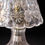 Thumbnail: Dainty Vintage 1980's Clear Crystal Table Lamp