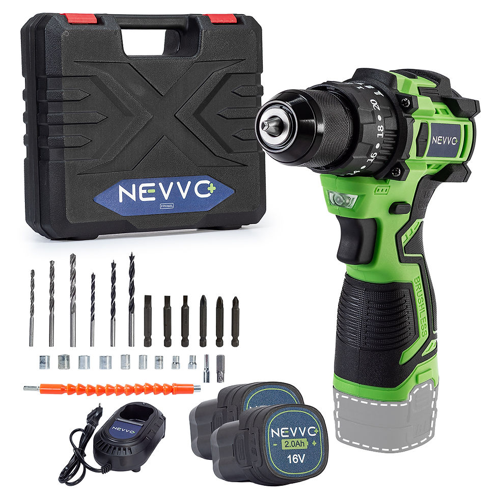 PARAFUSADEIRA BRUSHLESS NEVVO