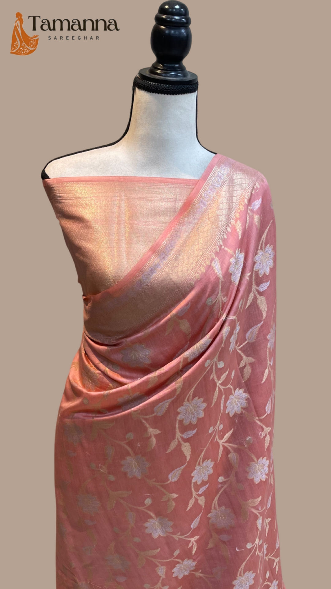 Pure Cotton Handloom Banarasi Saree
