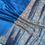 Thumbnail: Blue Warm Katan Dyeable Silk Banarasi Saree palla view