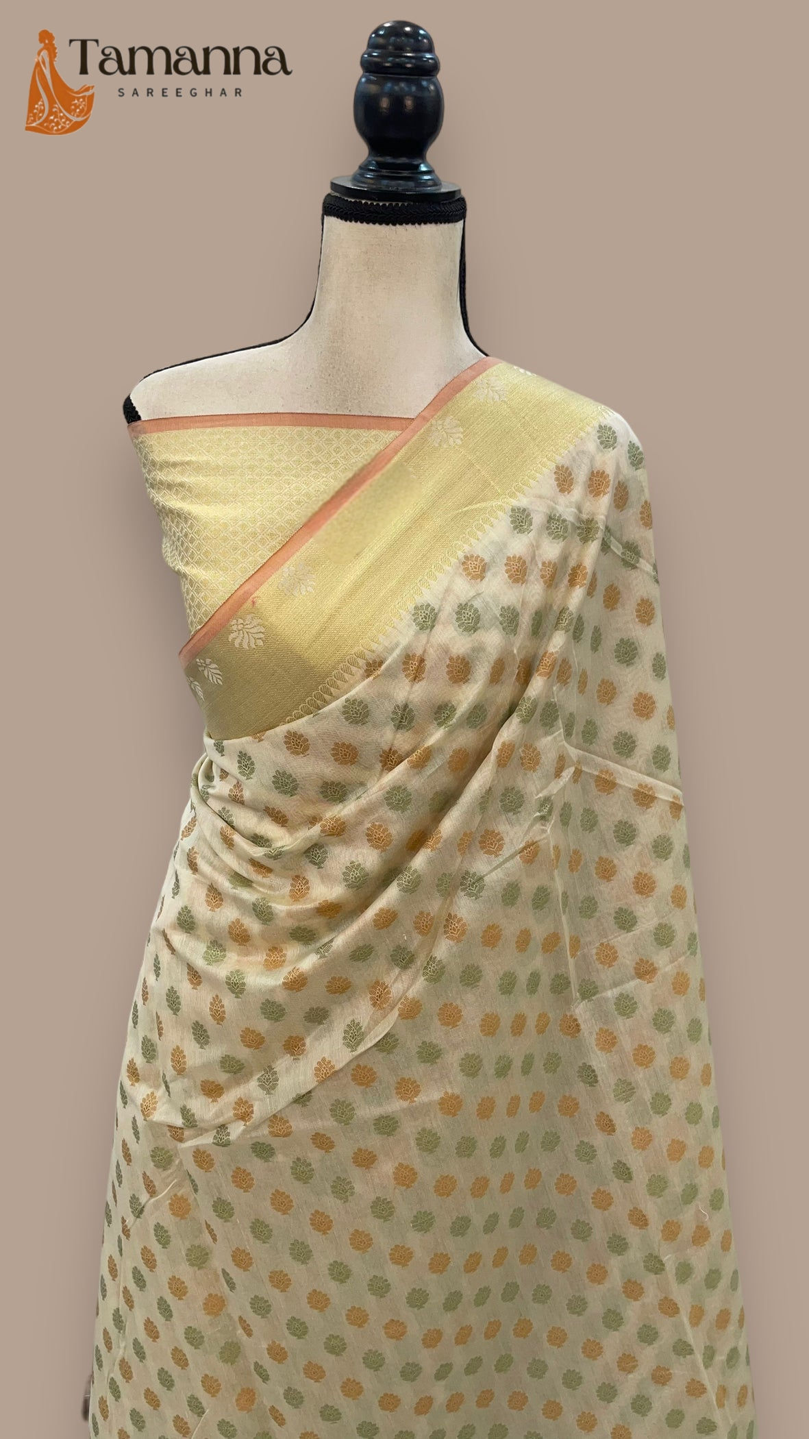 Pure Cotton Handloom Banarasi Saree